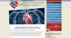 Desktop Screenshot of cardiovascularsurgeonsarizona.com